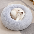 Lit Rond en Peluche Ultra Doux pour Chien et Chat