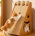Griffoir en Sisal avec Balle Suspendue pour Chat