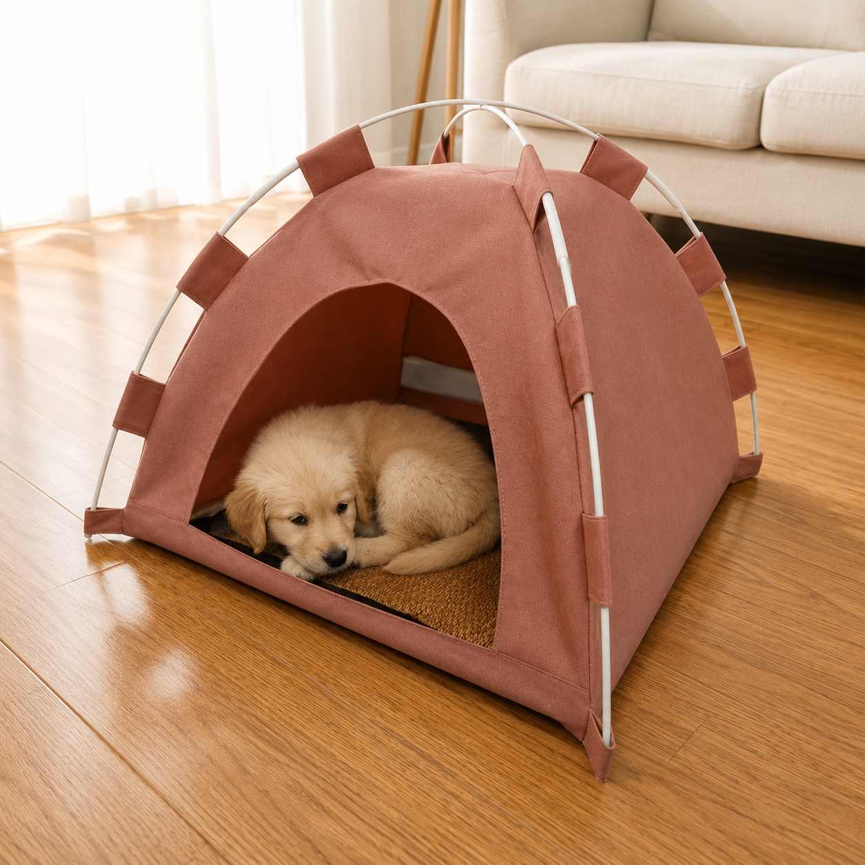 Lit Tente Pliable et Respirant pour Chien et Chat