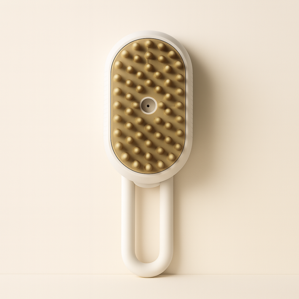 Brosse Vapeur Électrique 3 en 1 pour Chiens et Chats