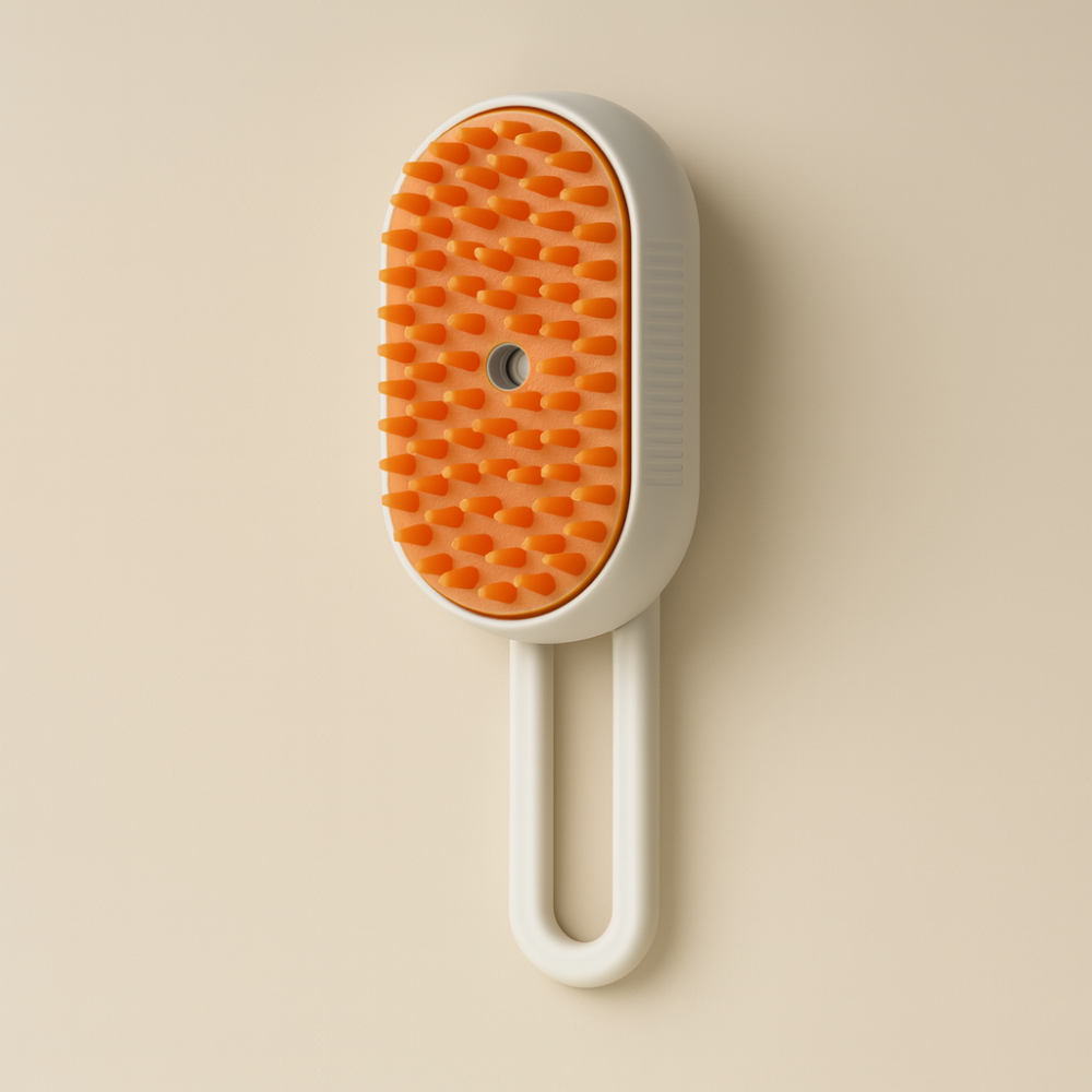 Brosse Vapeur Électrique 3 en 1 pour Chiens et Chats
